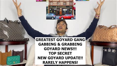 goyard press release|Goyard newspaper online.